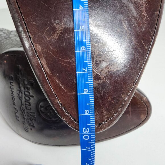 Sedona West Vintage Women's Western Gray Alligator Leather Boots 9D - Picture 15 of 16